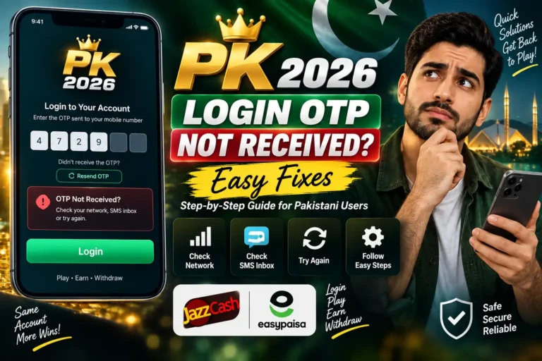 PK 2026 Login OTP Not Received
