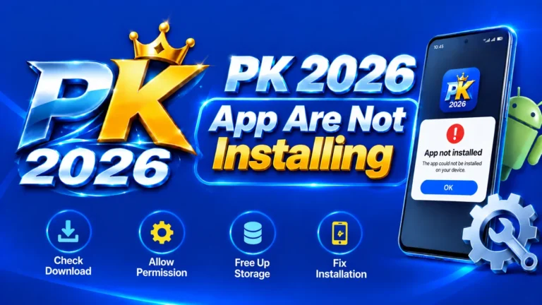 PK 2026 App Are Not Installing