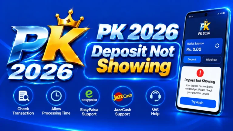 PK 2026 Deposit Not Showing